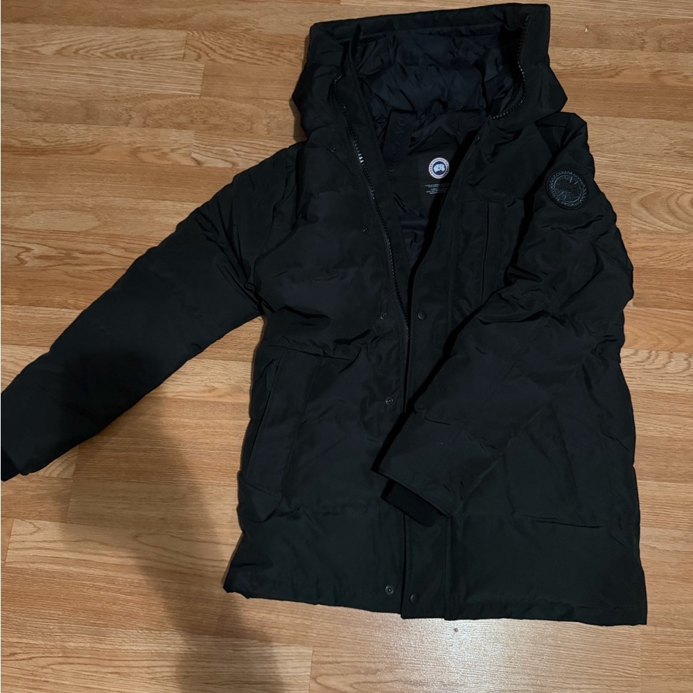Men's Black Canada Goose Hooded Jacket